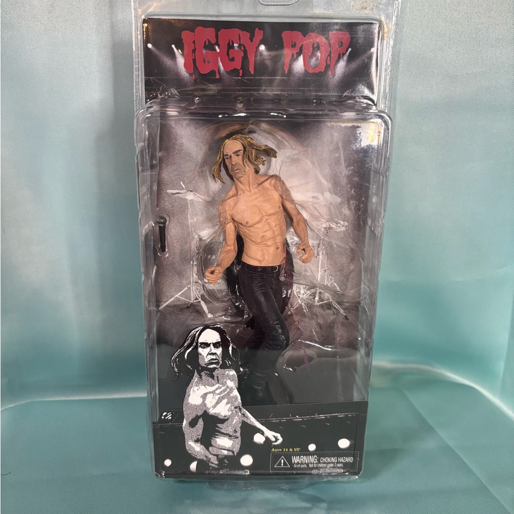 Y2K NECA 7” Iggy Pop Figure in box